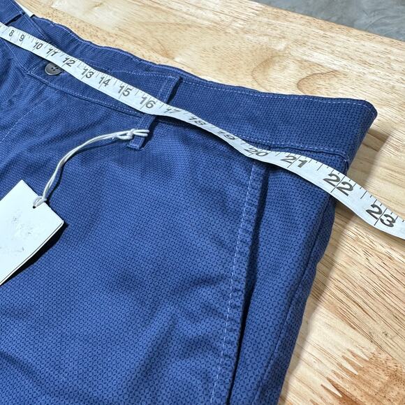 AG Adriano Goldschmied NWT Wanderer Slim Short Geometric Print Blue Men's 42 - Picture 8 of 10